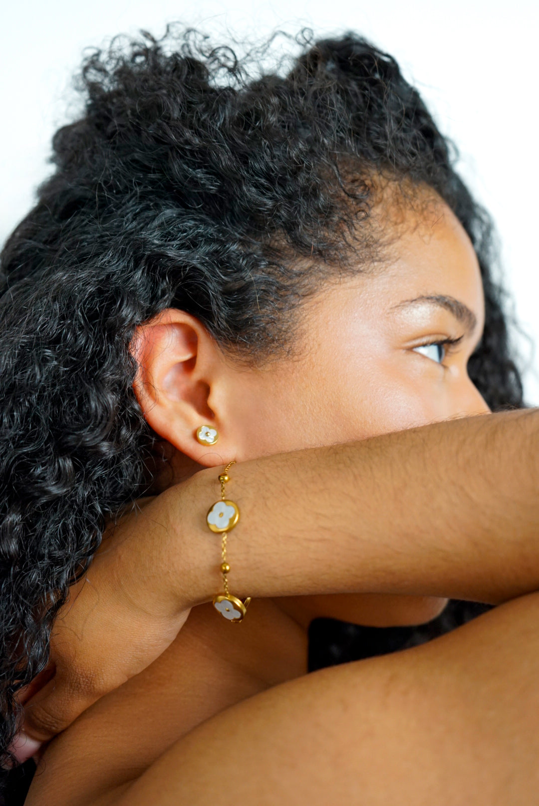 Pack Pulsera & Pendientes Flor