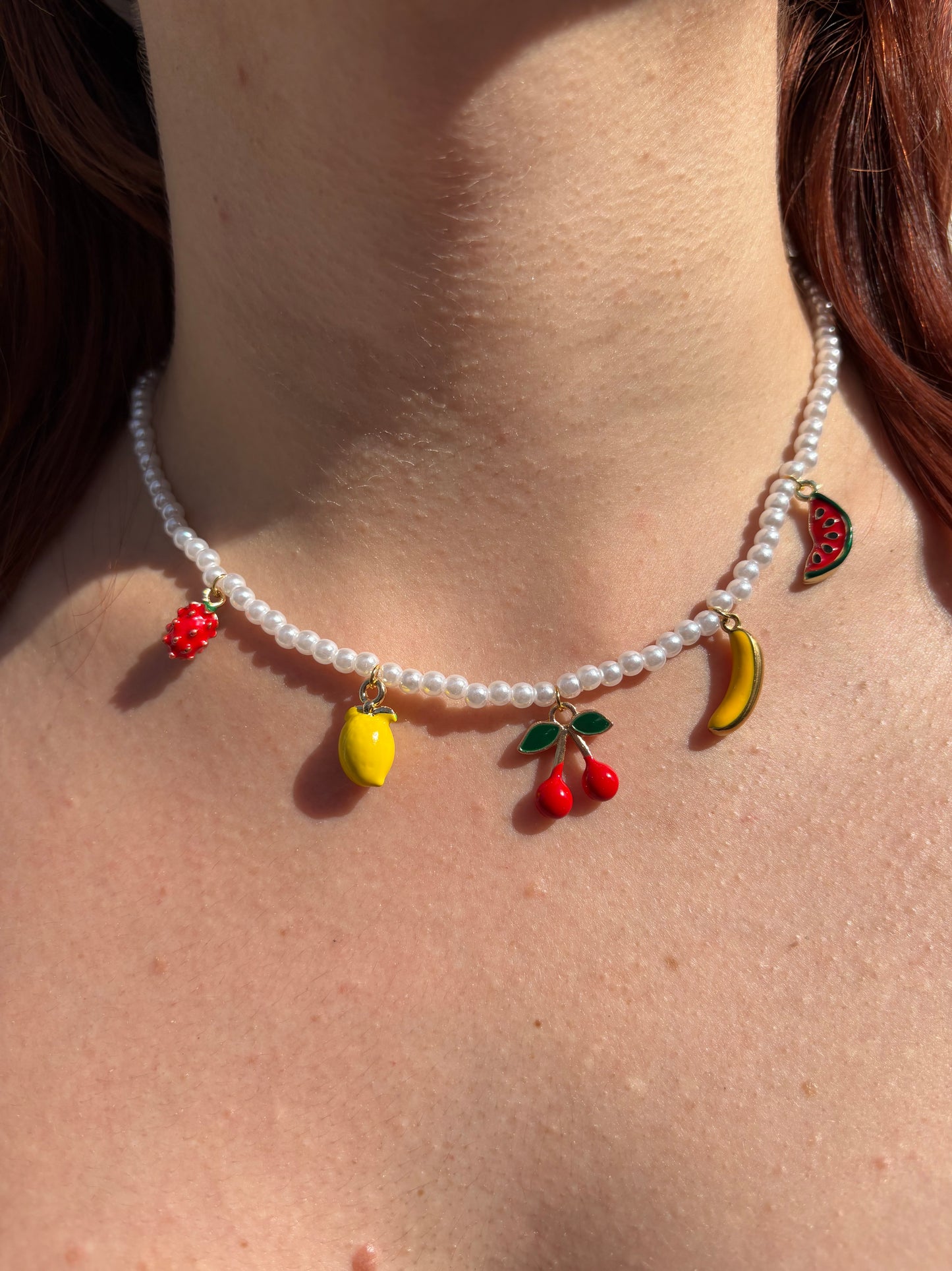 Collar Perlas Frutas